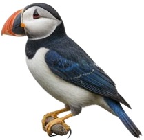 a bird with a red beak and a black head.jpg